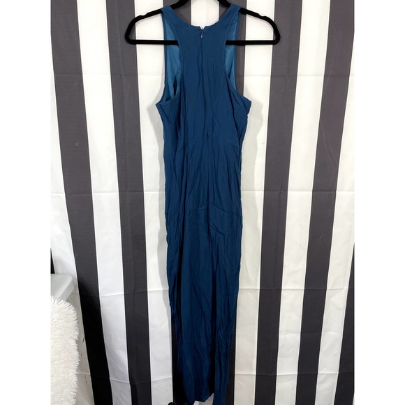 YUMI KIM So Social Tulip-Hem Racerback Midi Dress Dress Ink Size XS - Picture 7 of 11